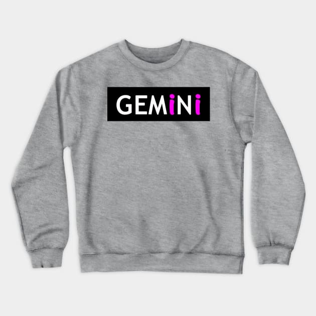 Gemini Crewneck Sweatshirt by Chanap